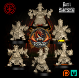 Fantasy Football Chaos Dwarf 'The Kung Fu Flamers' by Torchlight