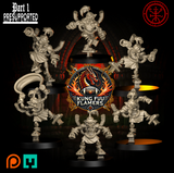 Fantasy Football Chaos Dwarf 'The Kung Fu Flamers' by Torchlight