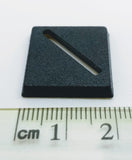 20mm square base with diagonal slot