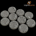 Legend Games Skull Base Collection. Various sizes. 3D Printed Resin. 12k
