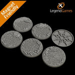 Legend Games Skull Base Collection. Various sizes. 3D Printed Resin. 12k
