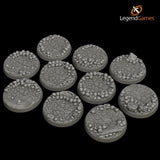 Legend Games Skull Base Collection. Various sizes. 3D Printed Resin. 12k