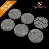 Legend Games Skull Base Collection. Various sizes. 3D Printed Resin. 12k