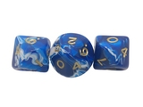 D10 Marble Poly Dice (Packs of 3)